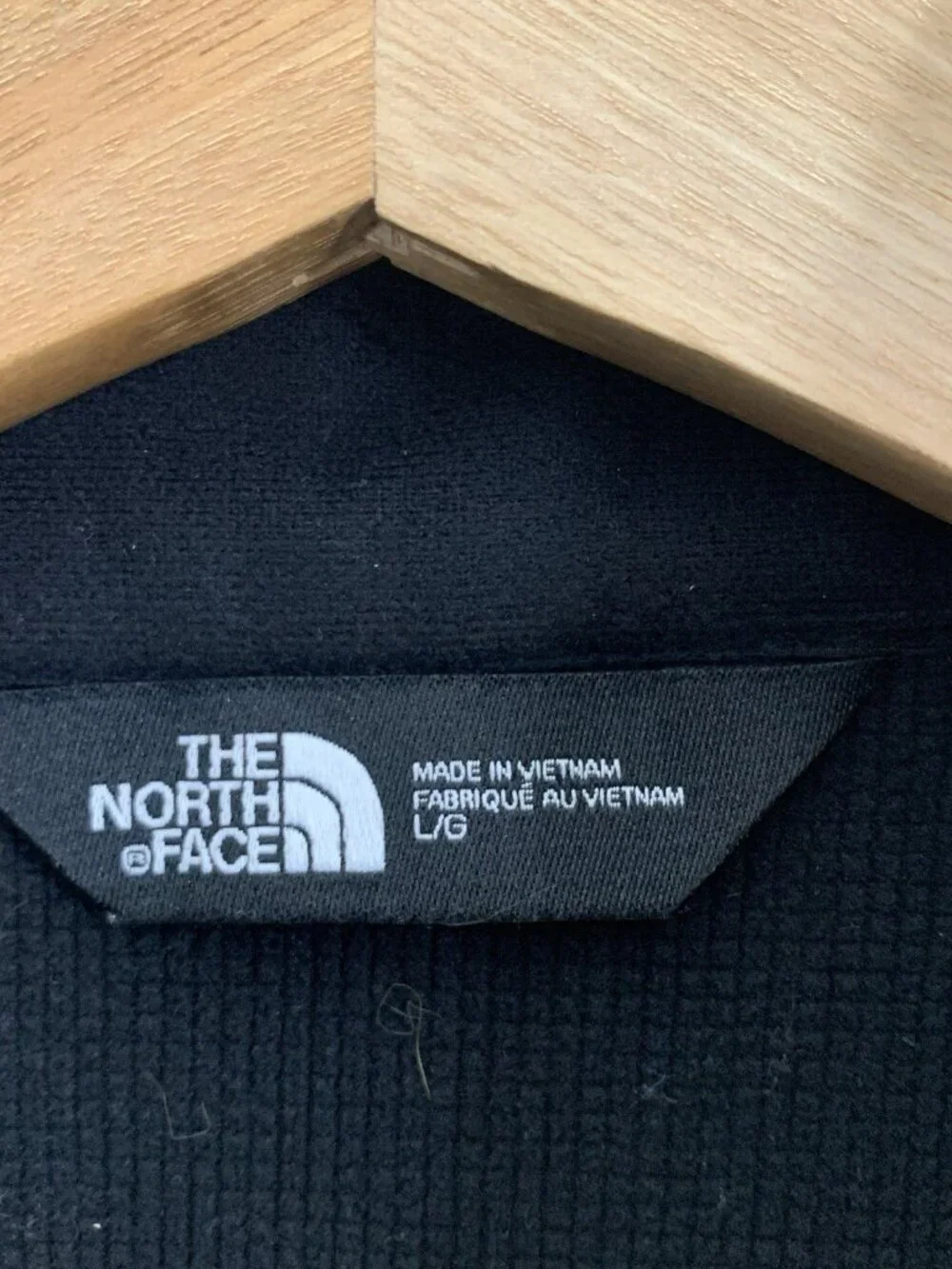The North Face Ridgewall Vest Mens L Full Zip Black Soft Shell CO/ACTION Logo